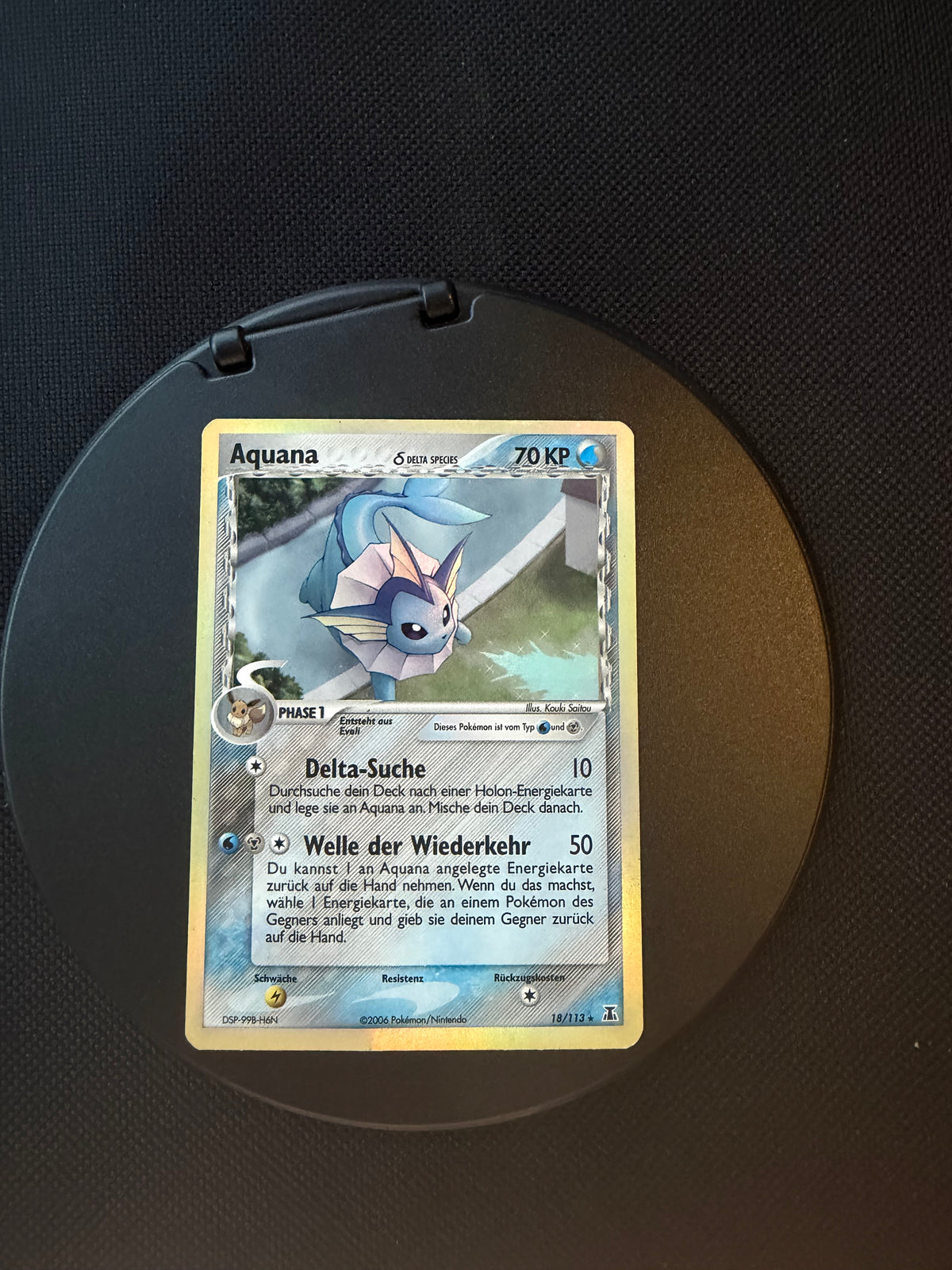 Pokemon Karte Delta Species Aquana 18/113 Deutsch