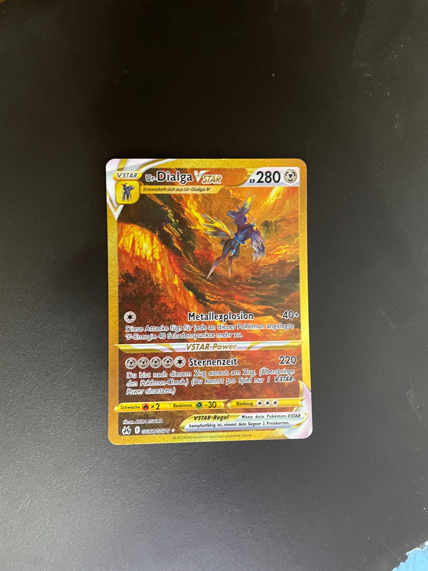 Pokemon Karte Vstar Gold Ur-Dialga GG68/GG70 Deutsch