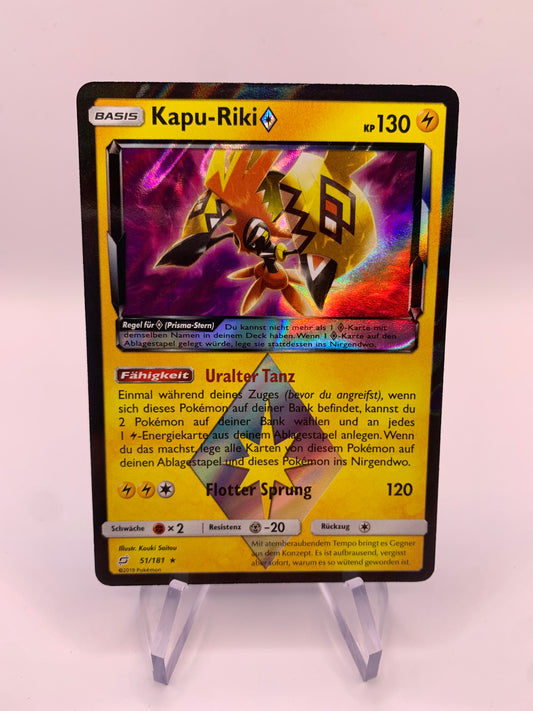 Pokemon Karte Prisma Kapu-Riki 51/181 Deutsch