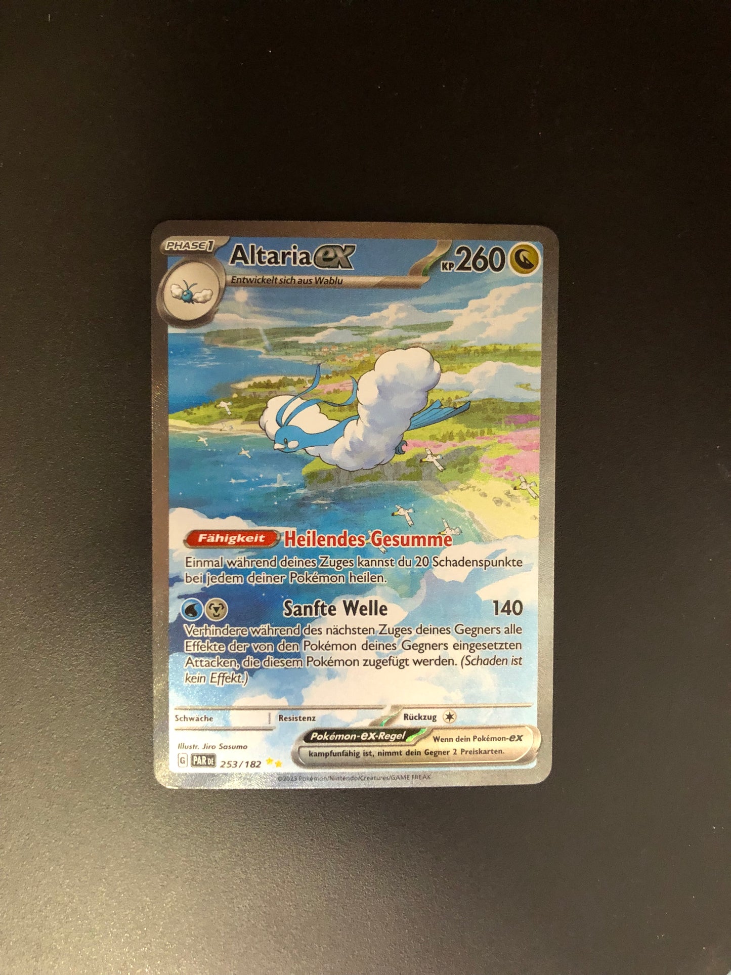 Pokemon Karte Alt-Art EX Altaria 253/182 Deutsch