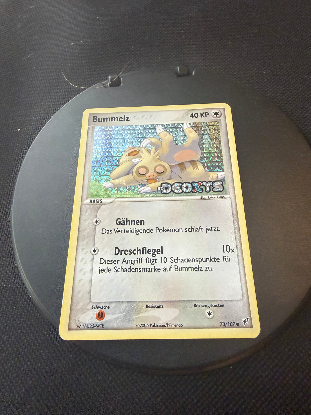 Pokemon Karte Stamp Bummelz 73/107 Deutsch
