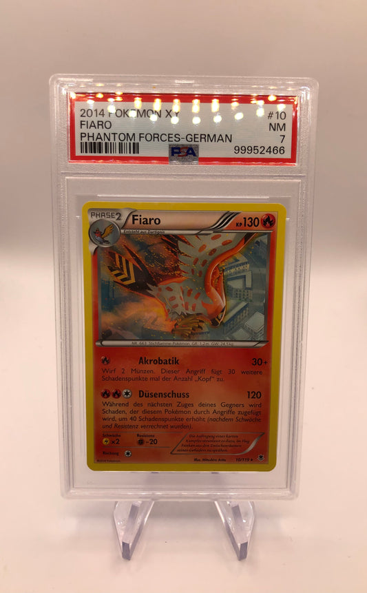 Pokemon Karte Psa 7 Fiaro 10/119 Deutsch