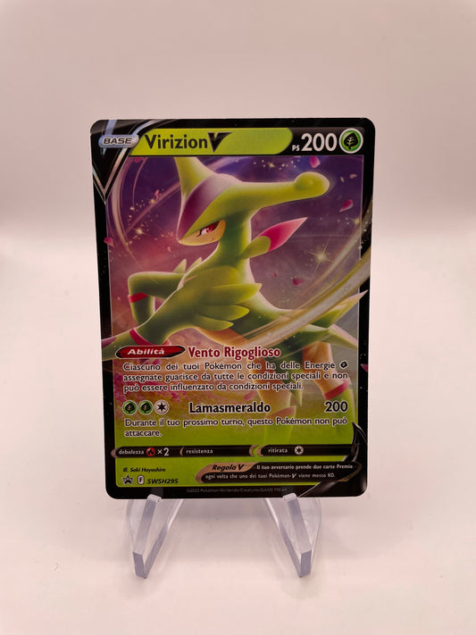 Pokémon Karte V Virizion SWSH295 Italienisch