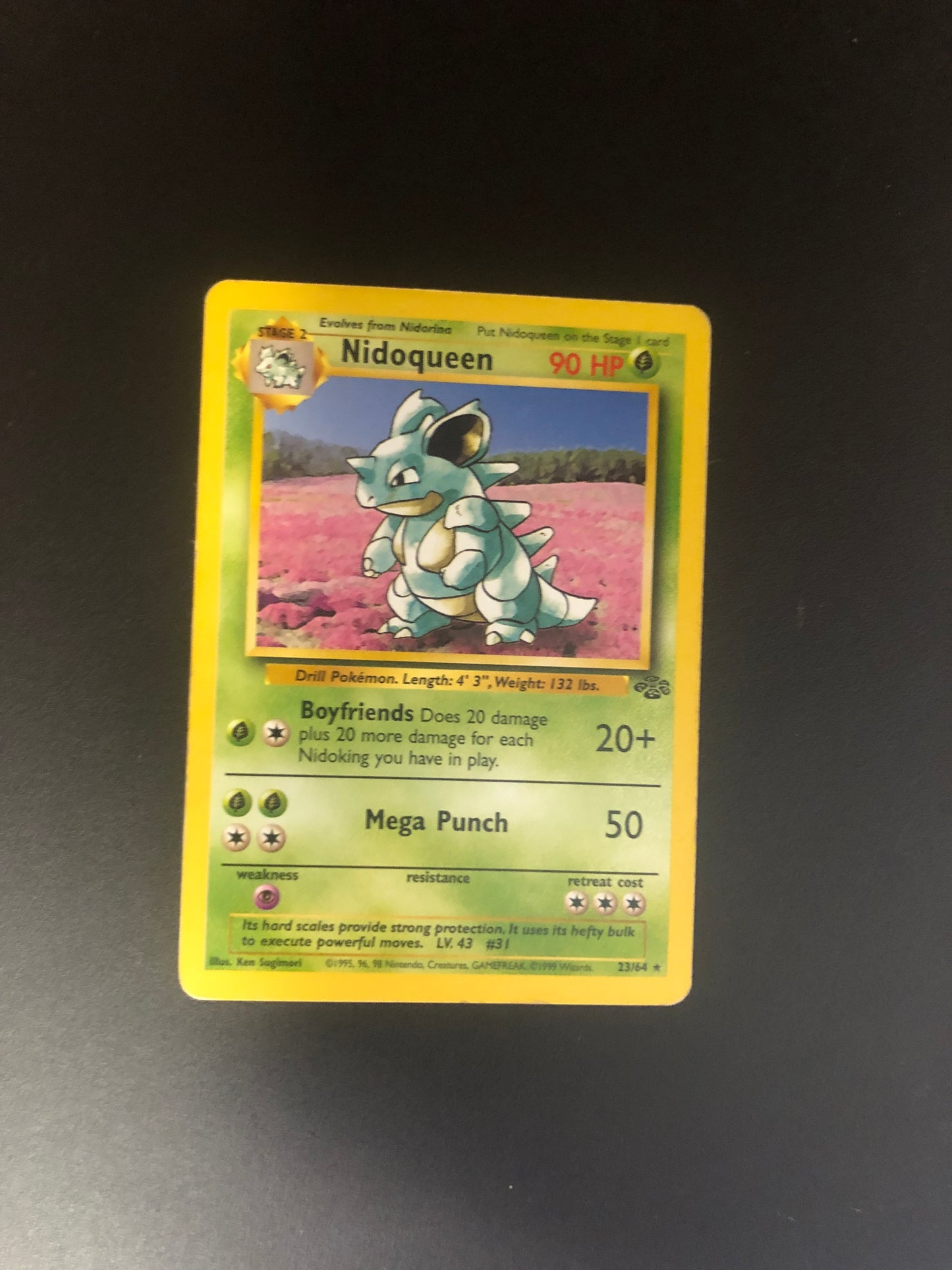 Pokemon Karte Jungel Nidoqueen 23/64 Englisch