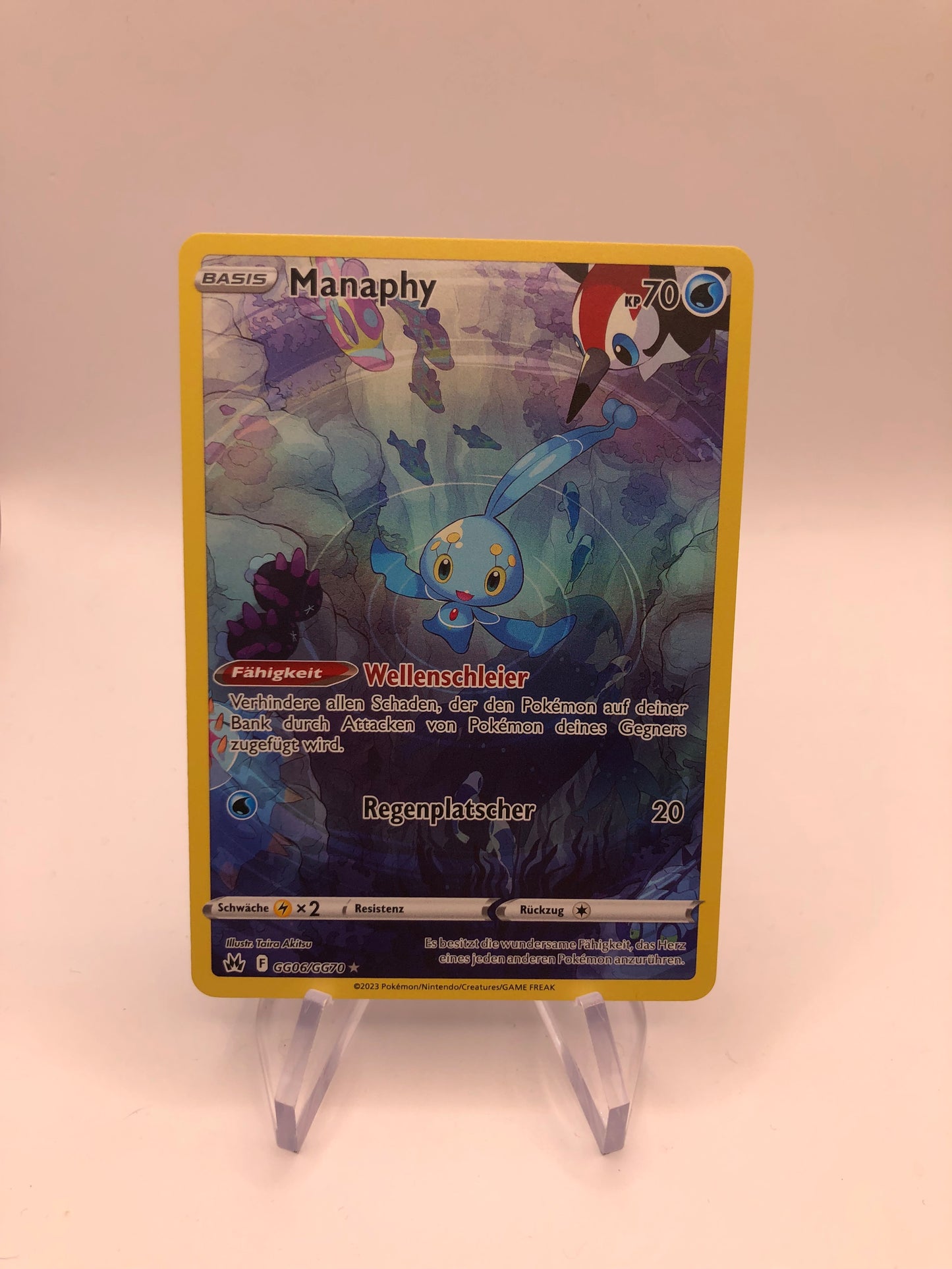 Pokemon Karte Art-Rare Manaphy GG06/GG70 Deutsch
