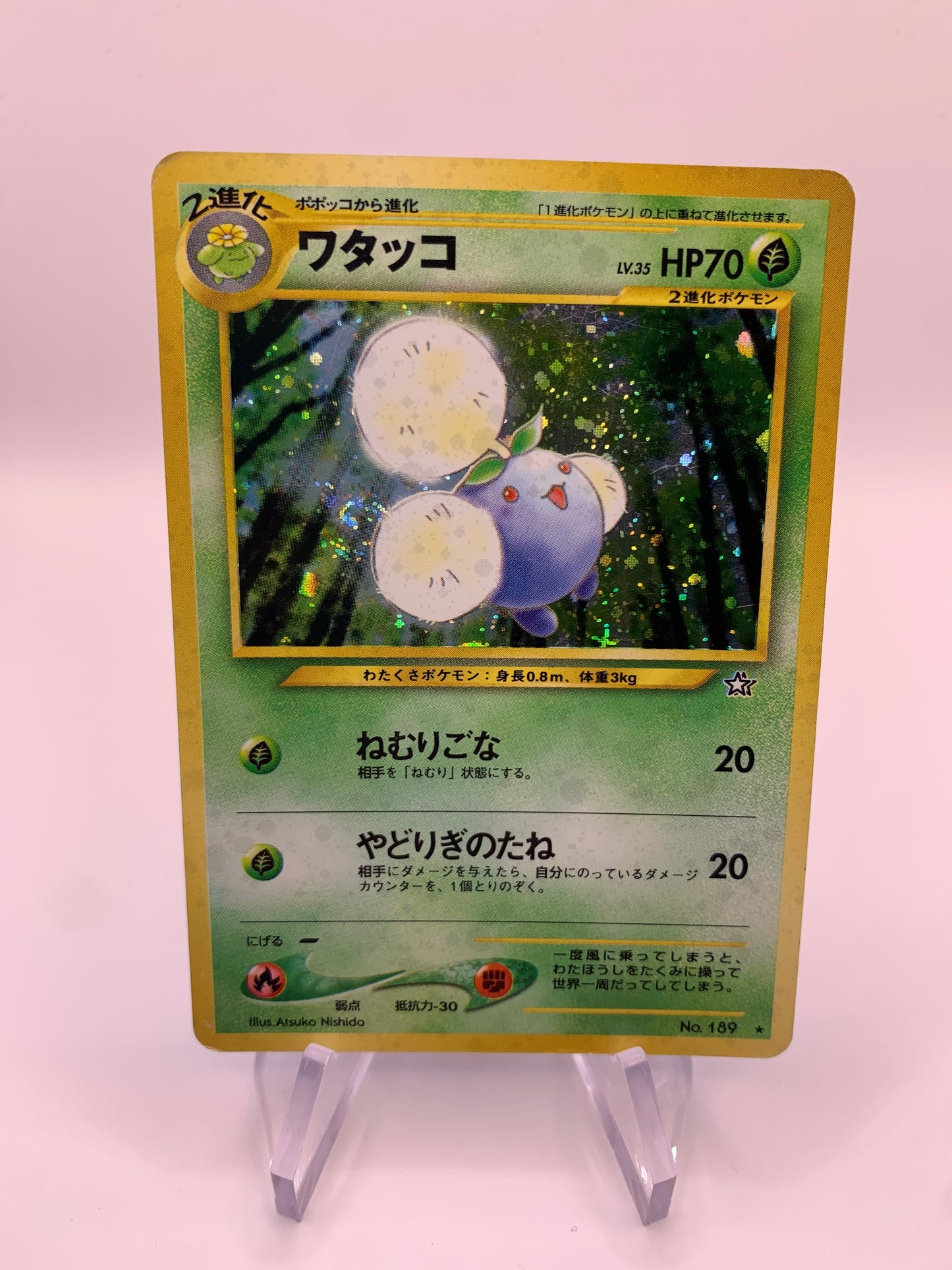 Pokémon Karte Holo Papungha No.189 japanisch