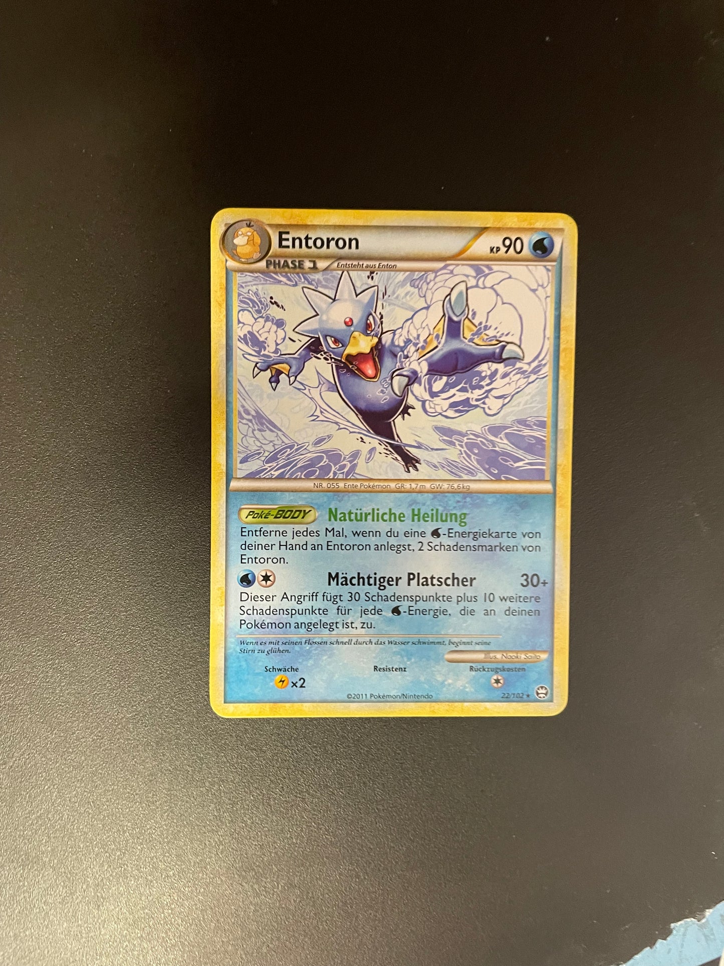 Pokémon Karte Entoron 22/102 Deutsch
