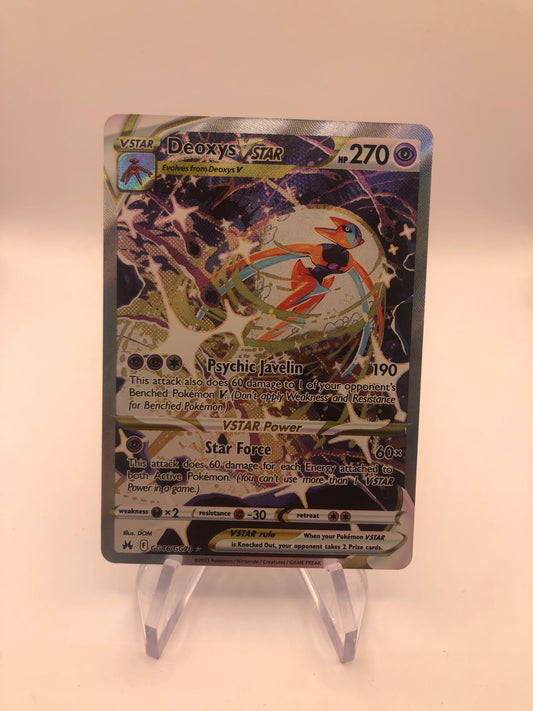 Pokemon Karte Vstar Alt-Art Deoxys GG46/GG70 Englisch
