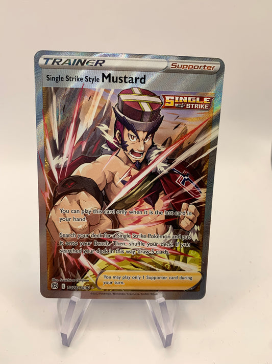 Pokemon Card Trainer - Fullart Mustard TG28/TG30 English