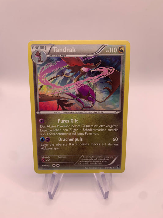 Pokemon Karte Holo Tandrak 86/122 Deutsch