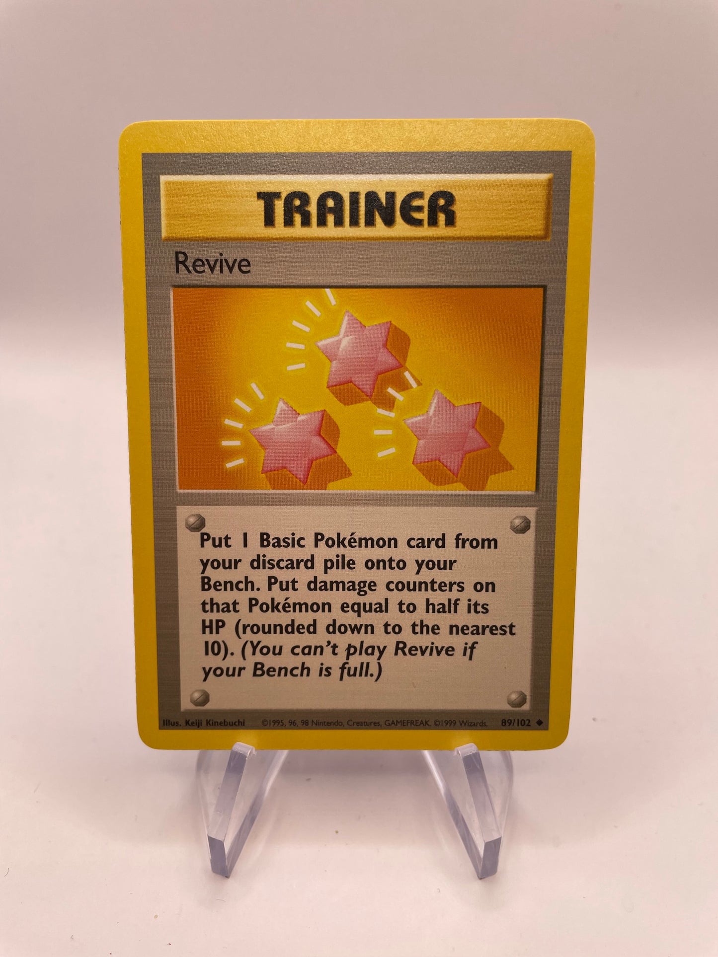 Pokemon Karte Base-Set Trainer Revive 89/102 Englisch