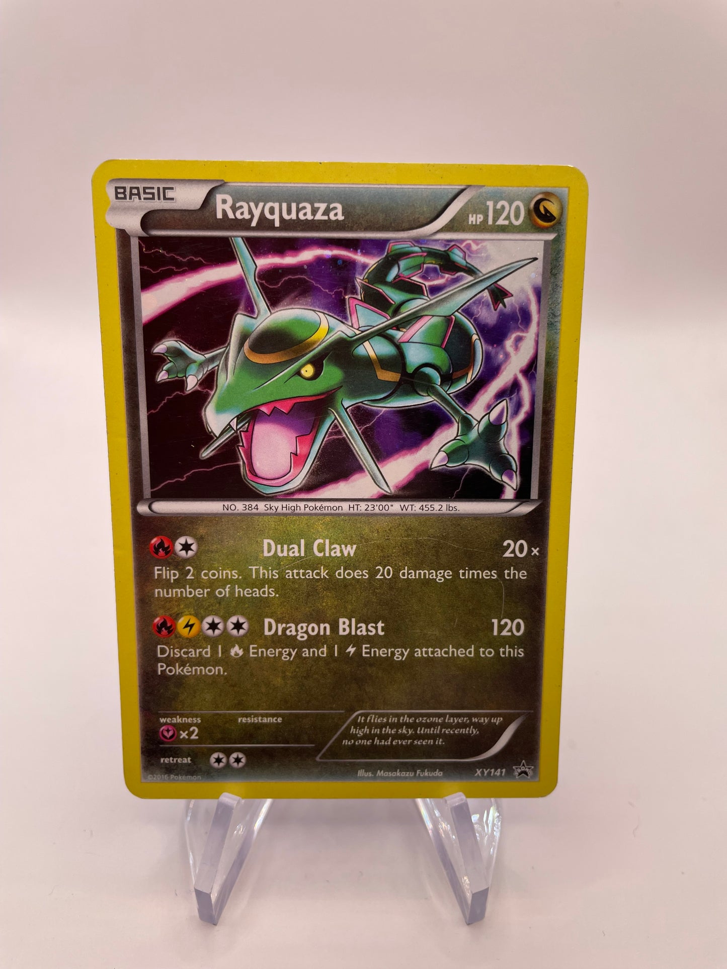 Pokemon Kart Holo Rayquaza XY141 Englisch