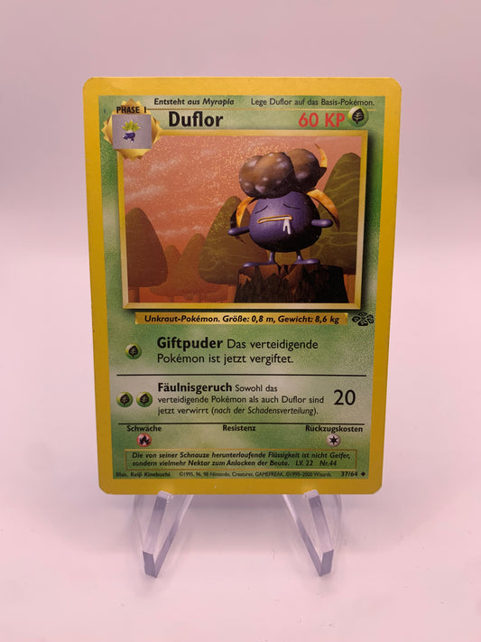 Pokemon Karte Duflor 37/64 Jungel Deutsch