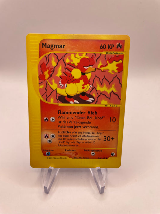 Pokemon Karte e-Series Magmar 86/165 Deutsch