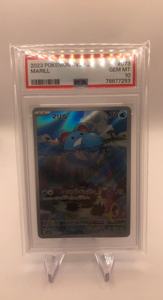 Pokemon Karte Art Rare PSA10 Marill 73/71 Japanisch