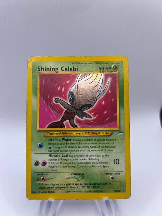 Pokemon Karte Schimmerndes Celebi 106/105 Englisch