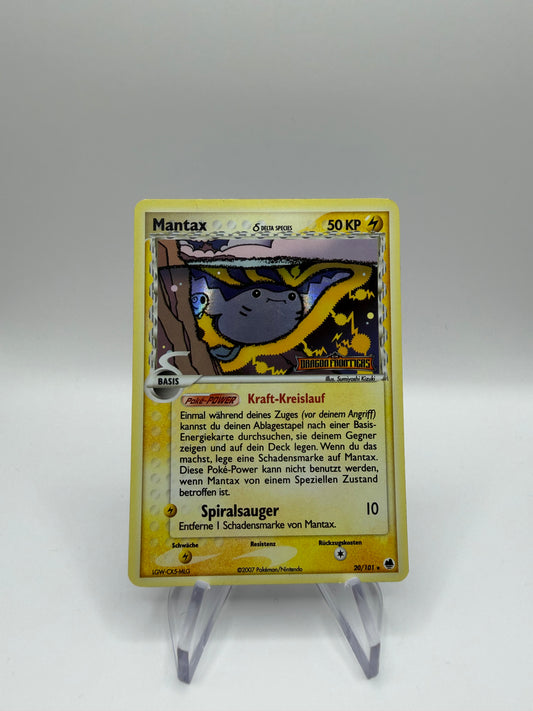 Pokemon Karte Stamp Delta Species Mantax 20/101 Deutsch