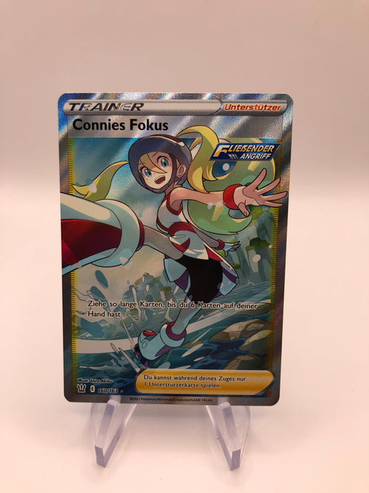 Pokemon Karte Trainer Connies Fokus 160/163 Deutsch
