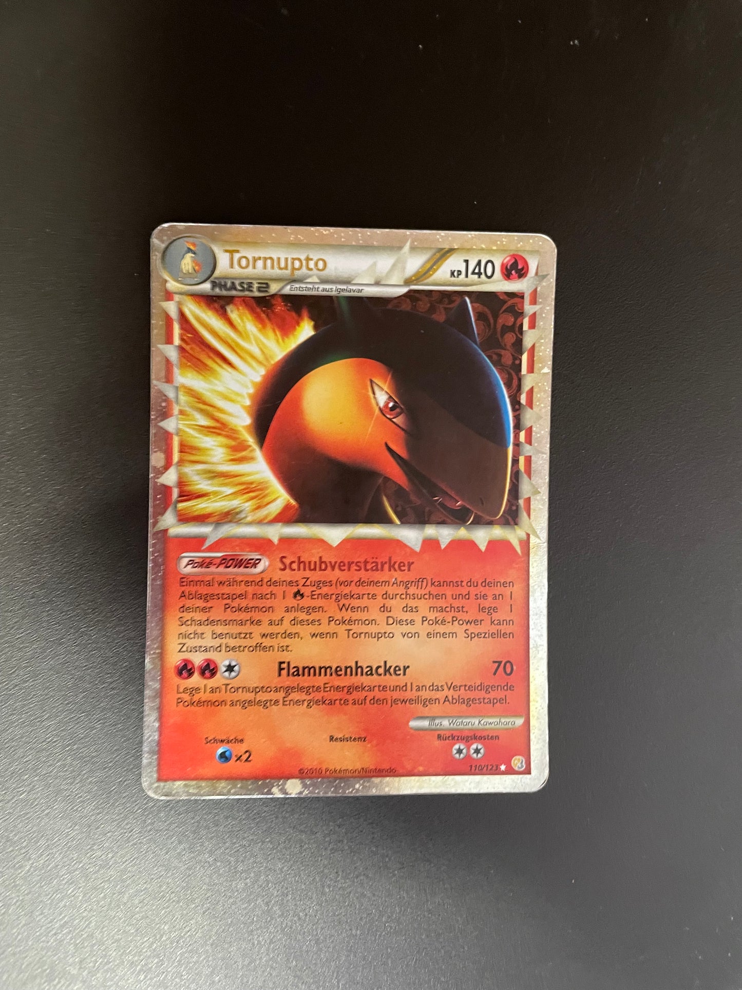 Pokemon Karte Prime Tornupto 110/123 Deutsch