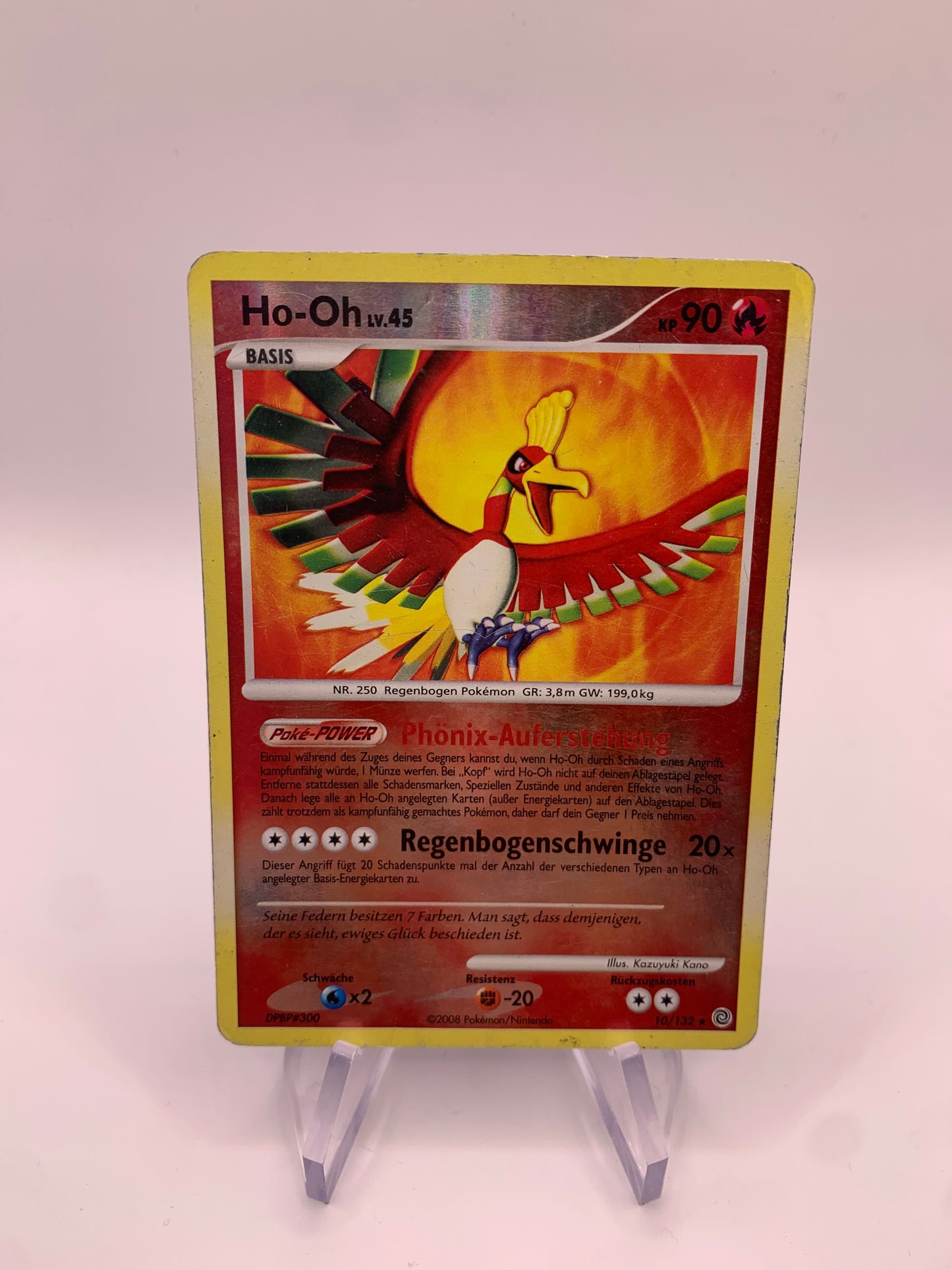 Pokemon Karte Reverse Ho-oh 10/132 Deutsch