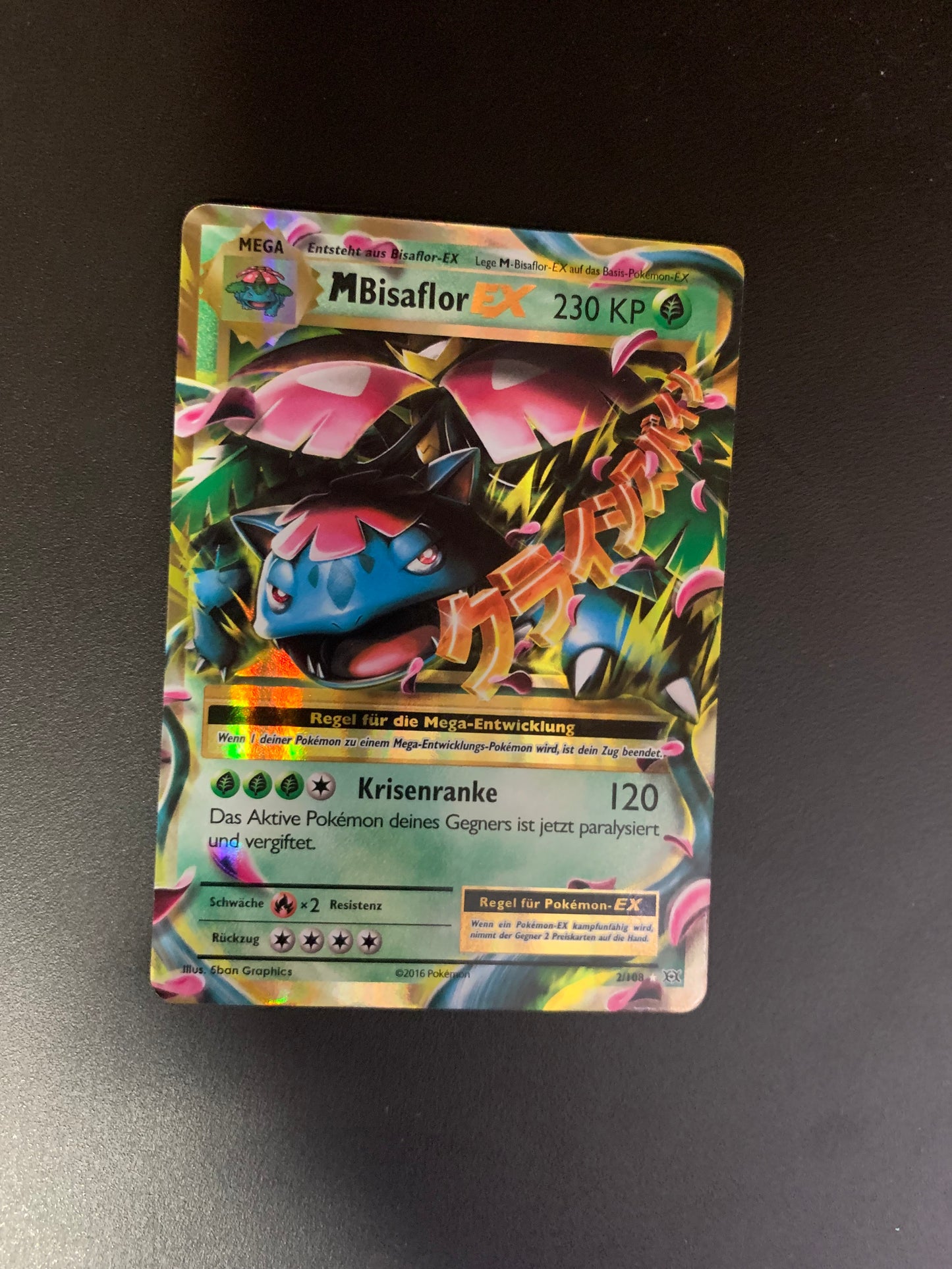 Pokemon Karte ex M Bisaflor 2/146 Deutsch