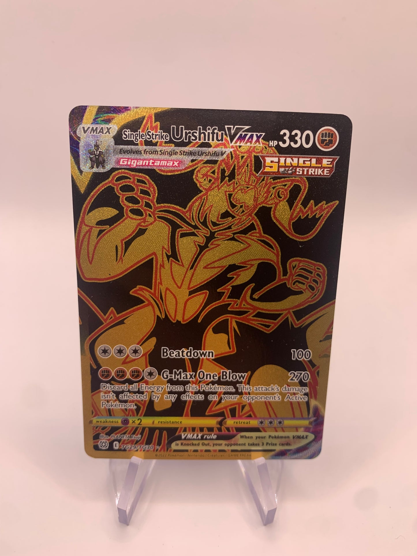 Pokemon Karte Vmax Urshifu TG29/TG30 Deutsch