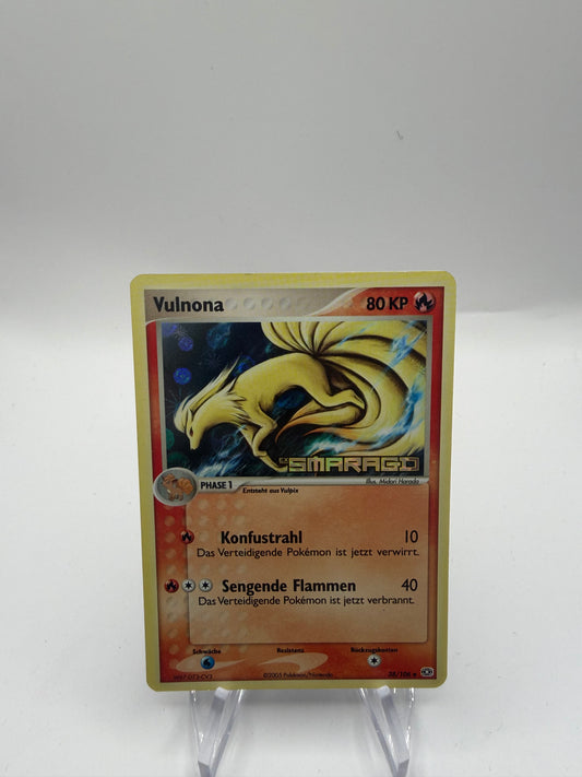 Pokemon Karte Stamp Vulnona 38/106 Deutsch