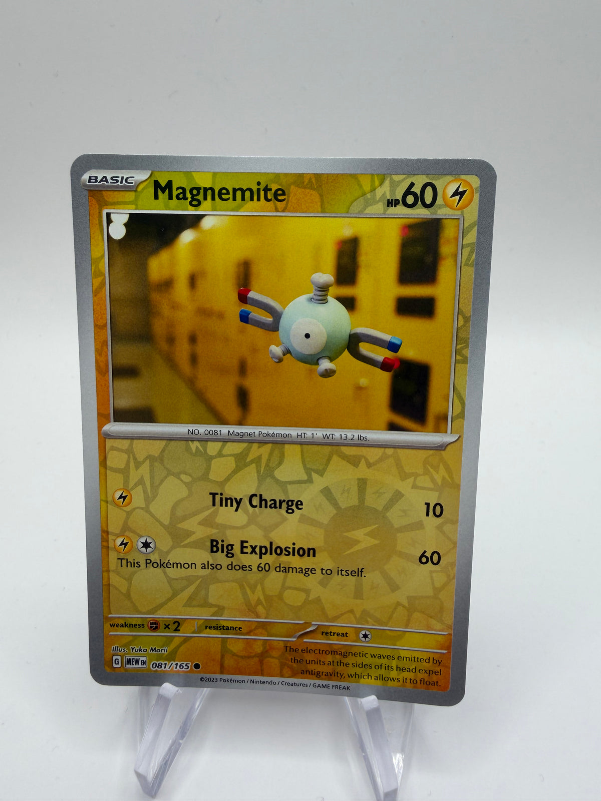 Pokemon Karte Reverse 151 Magnetilo 81/165 Englisch