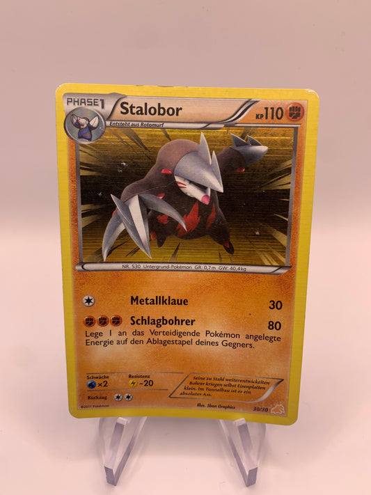 Pokemon Karte Holo Stalobor 30/30 Deutsch