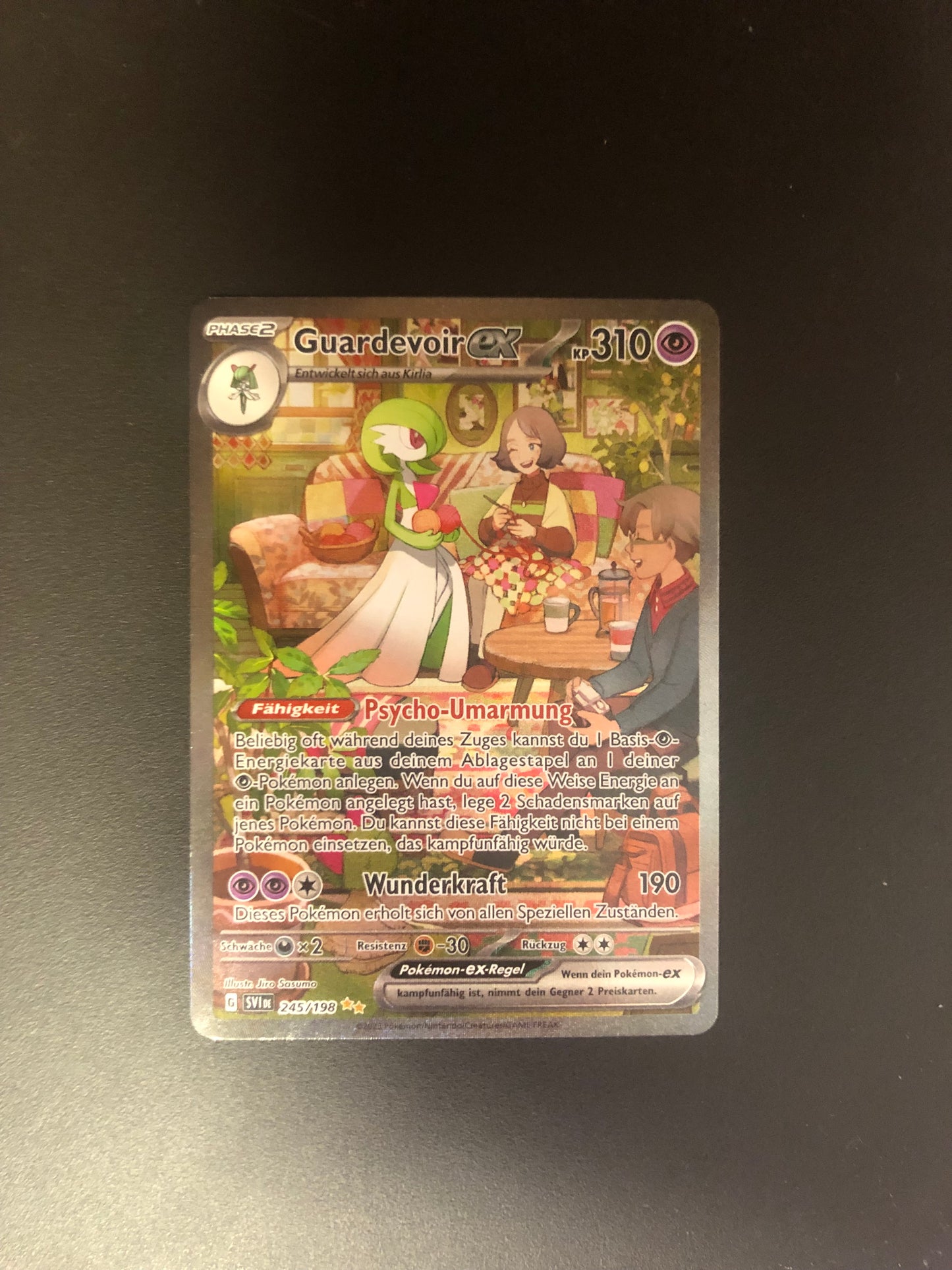Pokemon Karte EX Alt-Art Guardevoir 245/198 Deutsch
