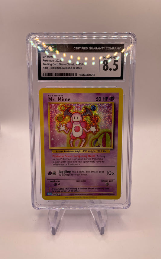 Pokemon Karte Holo CGC Mr. Mime 13/34 Englisch