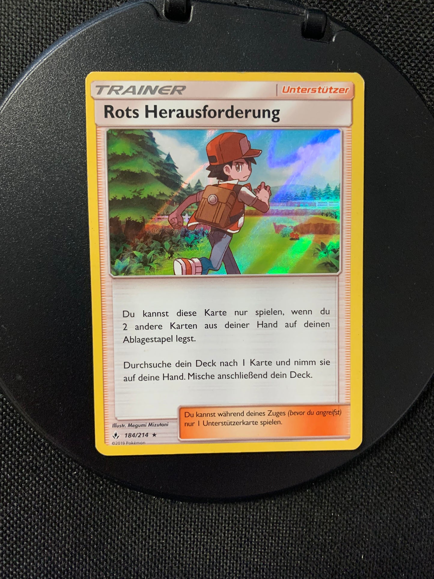 Pokémon Karte Trainer Holo Rots Herausforderung 184/214