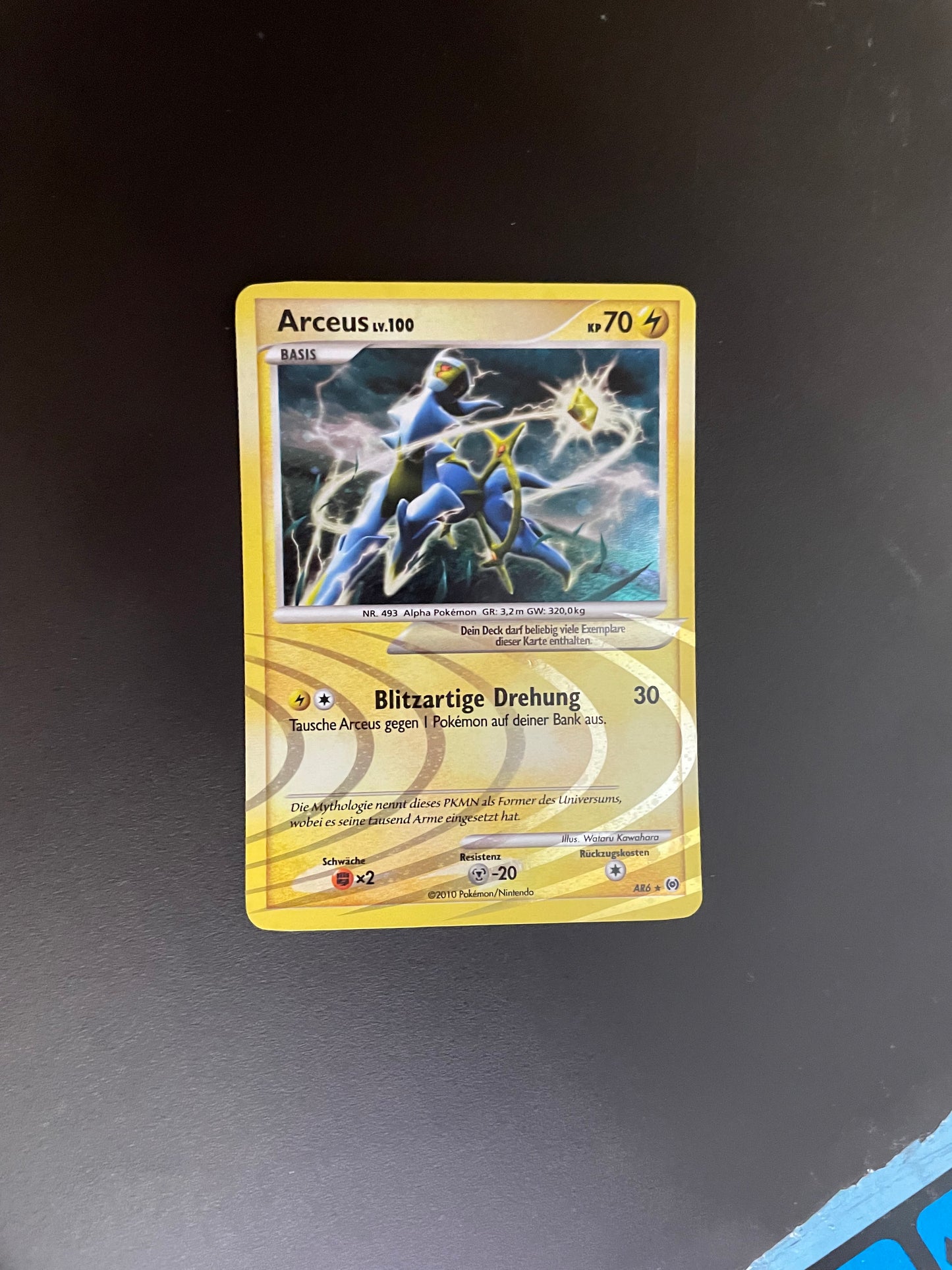 Pokemon Karte Holo Arceus AR6 Deutsch