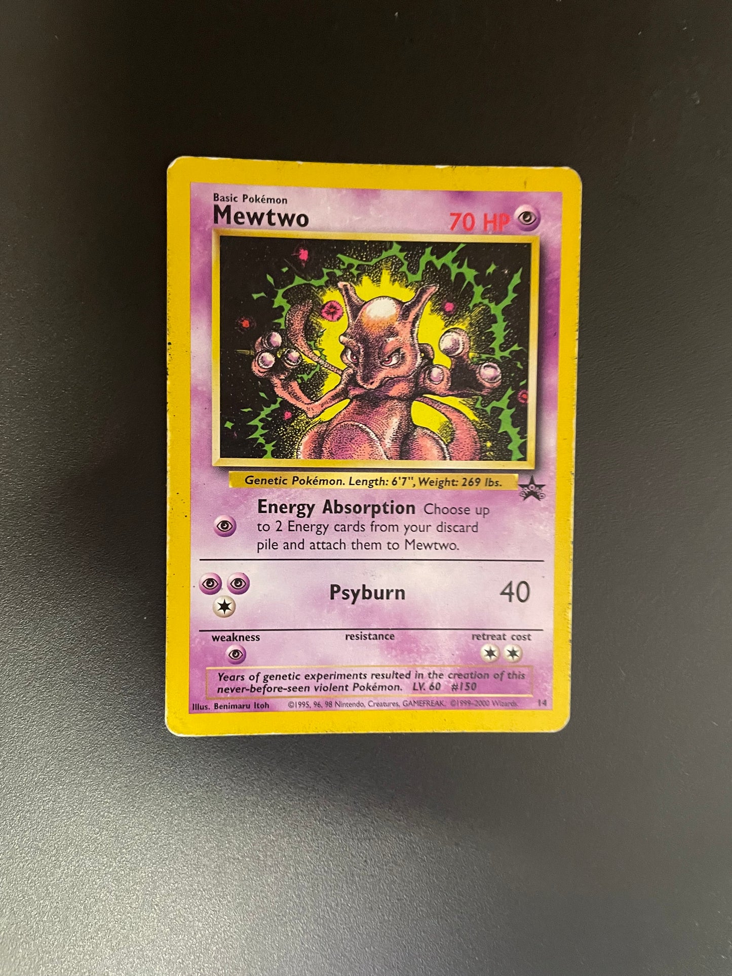 Pokémon Karte Promo Mewtwo 14 Englisch