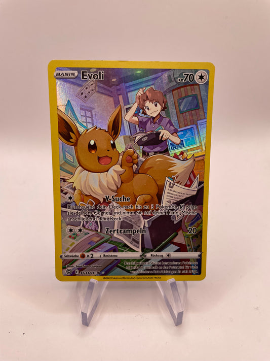 Pokemon Karte Art Rare evoli TG11/TG30 Deutsch