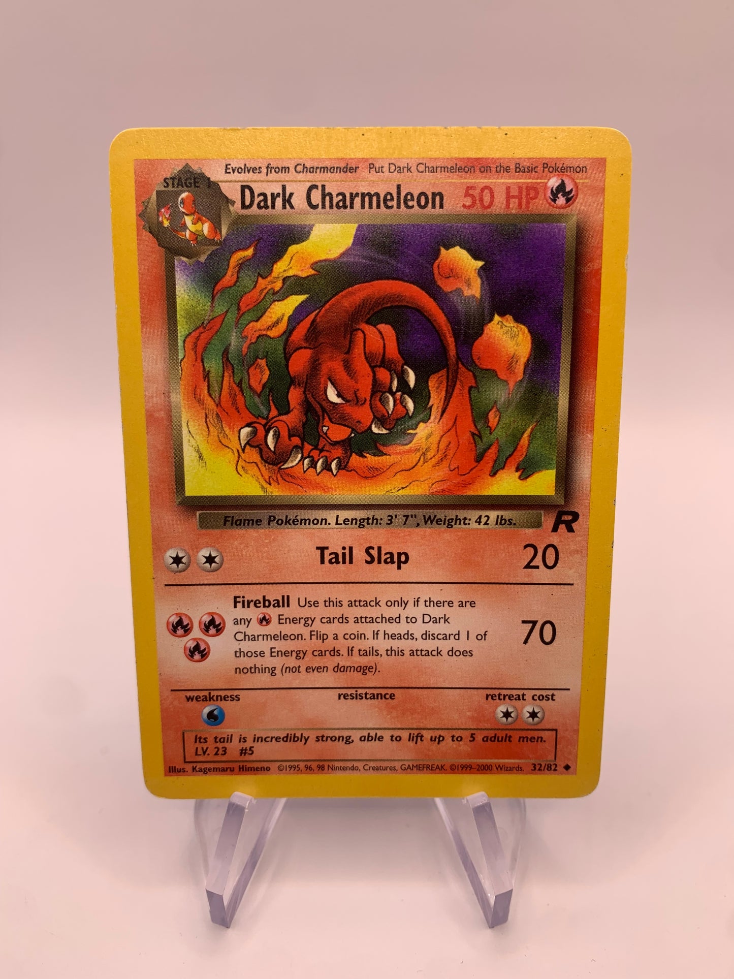 Pokemon Karte Dunkles Glutexo 32/82 Rocket Englisch