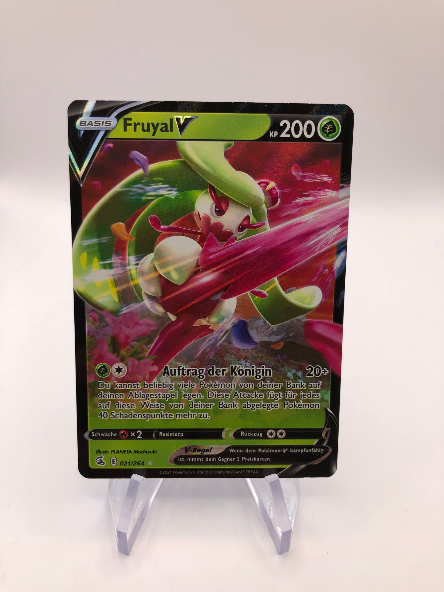 Pokemon Karte V Fruyal 21/264 Deutsch