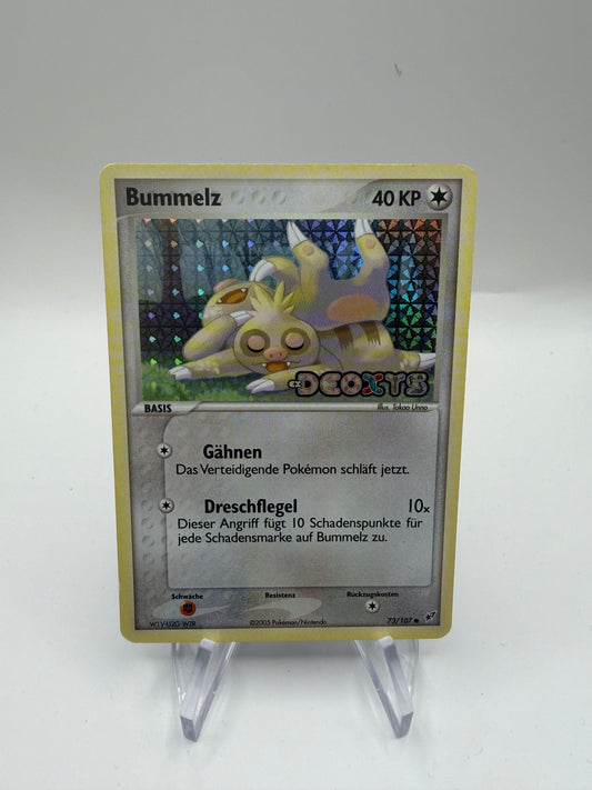 Pokemon Karte Stamp Bummelz 73/107 Deutsch