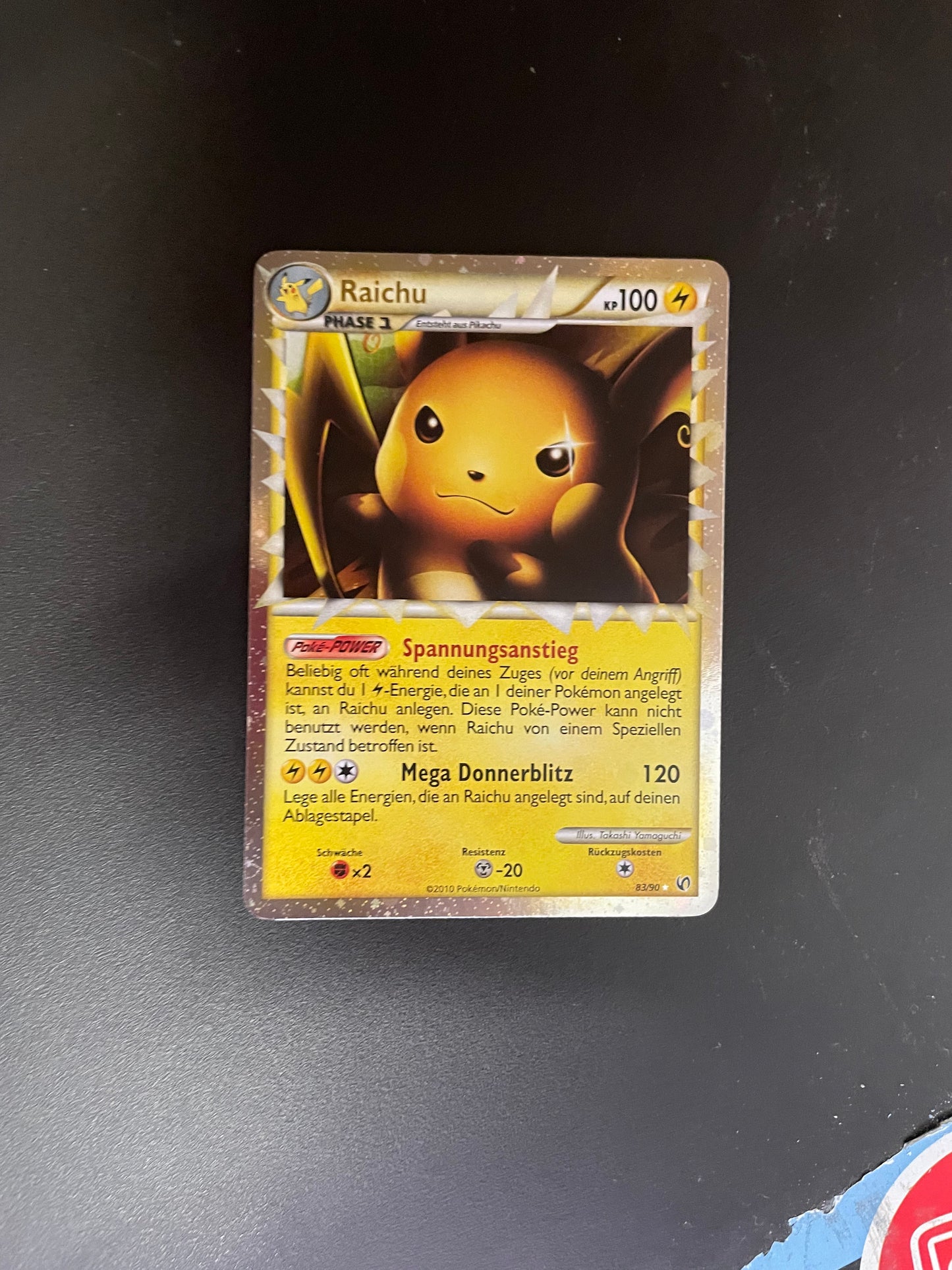 Pokemon Karte Prime Raichu 83/90 Deutsch