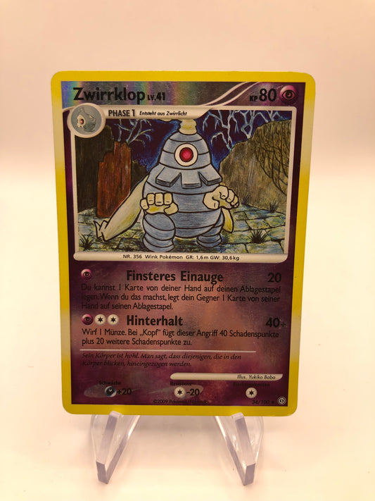 Pokemon Karte Revers Zwirrklop 34/100 Deutsch