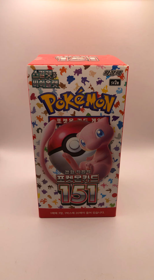 Pokemon Karte 151 booster Box Koreanisch