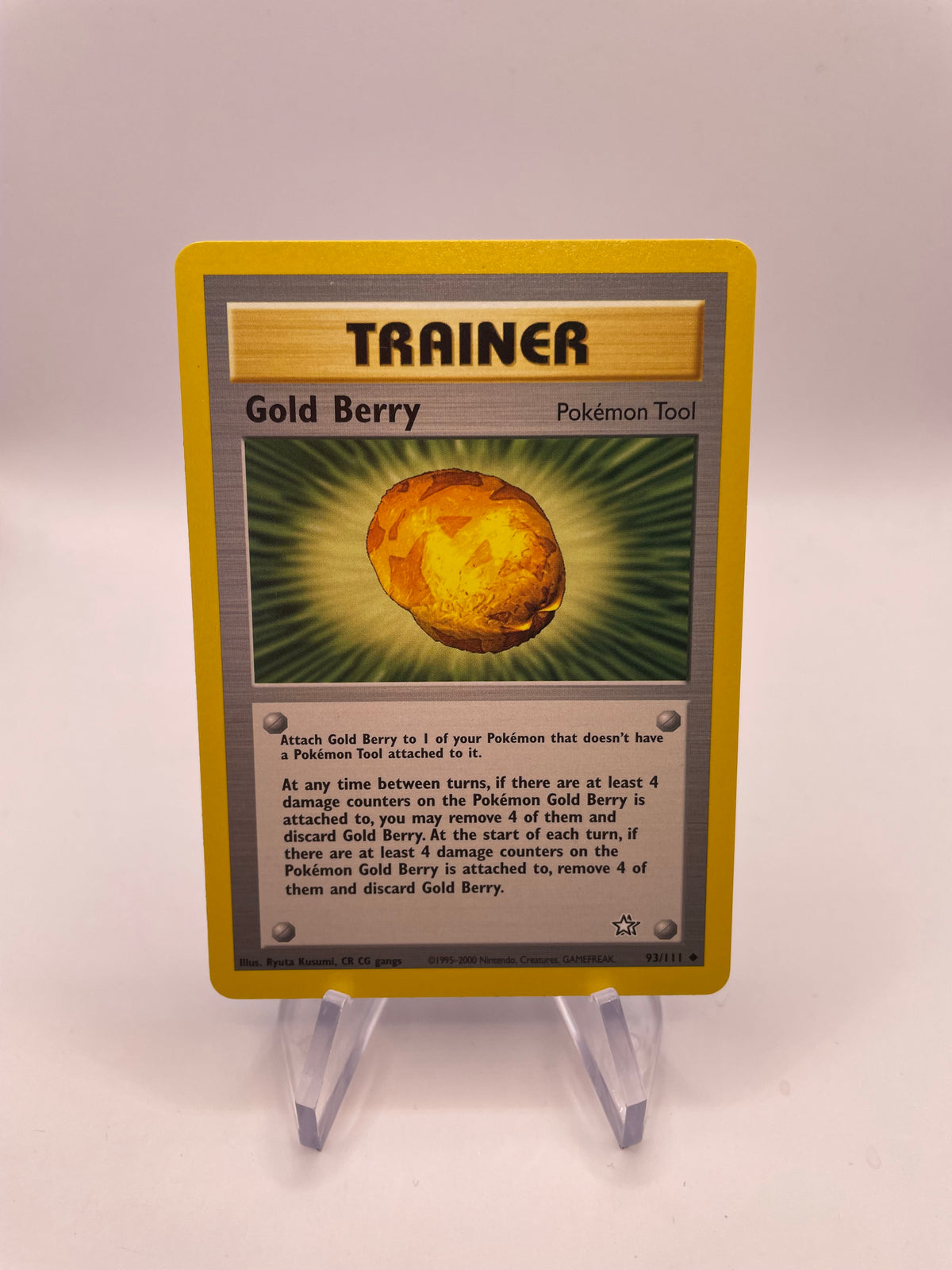 Pokemon Karte Goldbeere Neo Genesis 93/111 Englisch