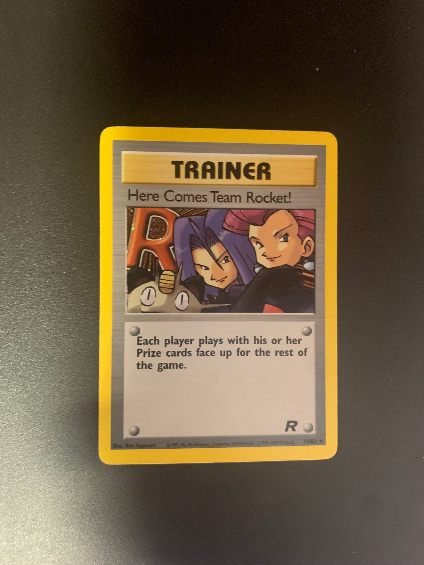 Pokemon Karte Trainer Here Comes Team Rocket 15/82 Englisch