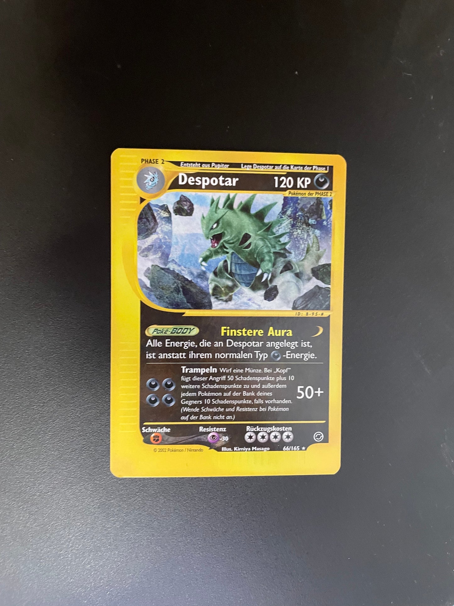 Pokemon Karte E-Series Despotar 66/165 Deutsch
