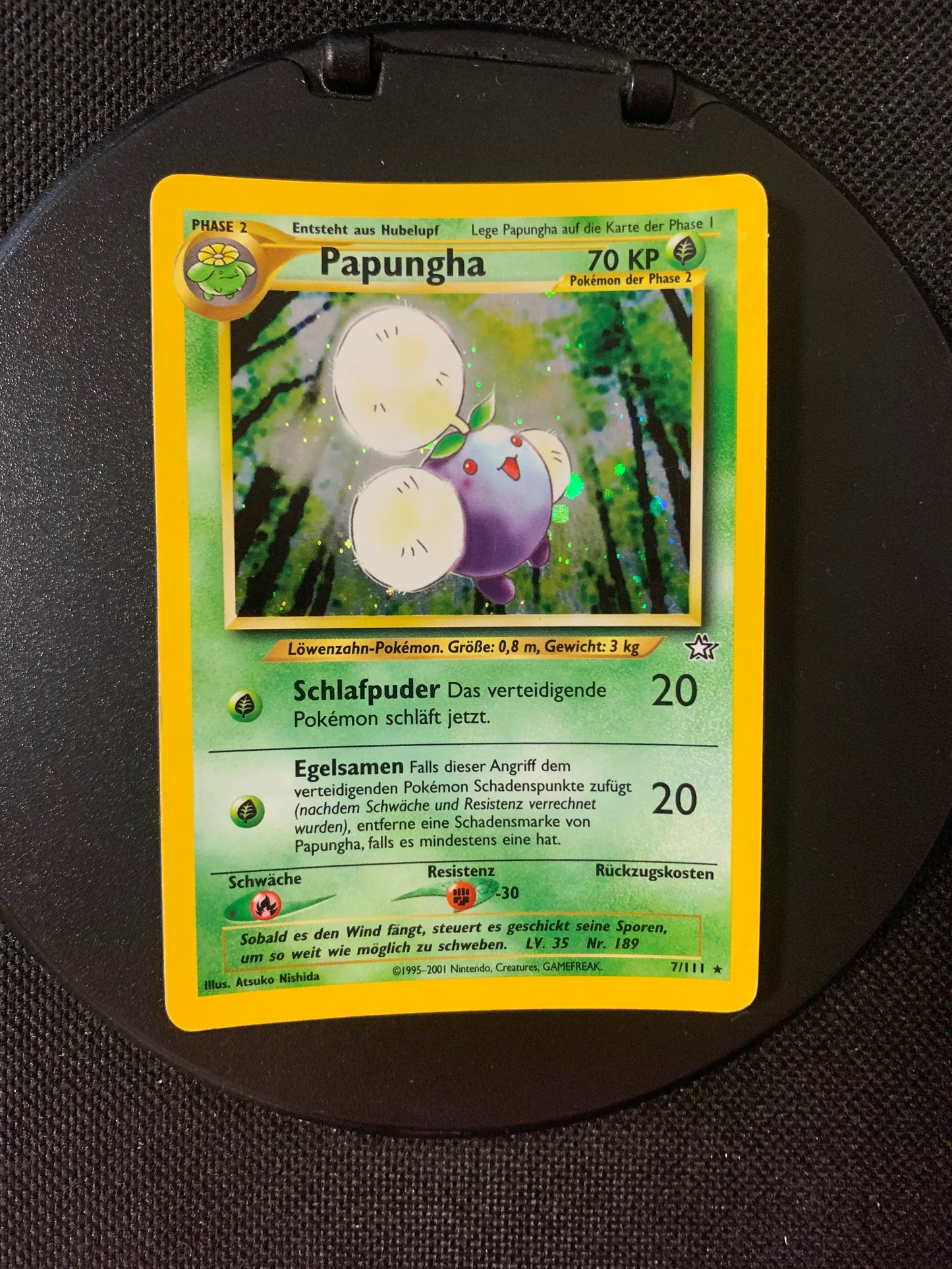 Pokemon Card Holo Papungha Neo Genesis 7/111 German