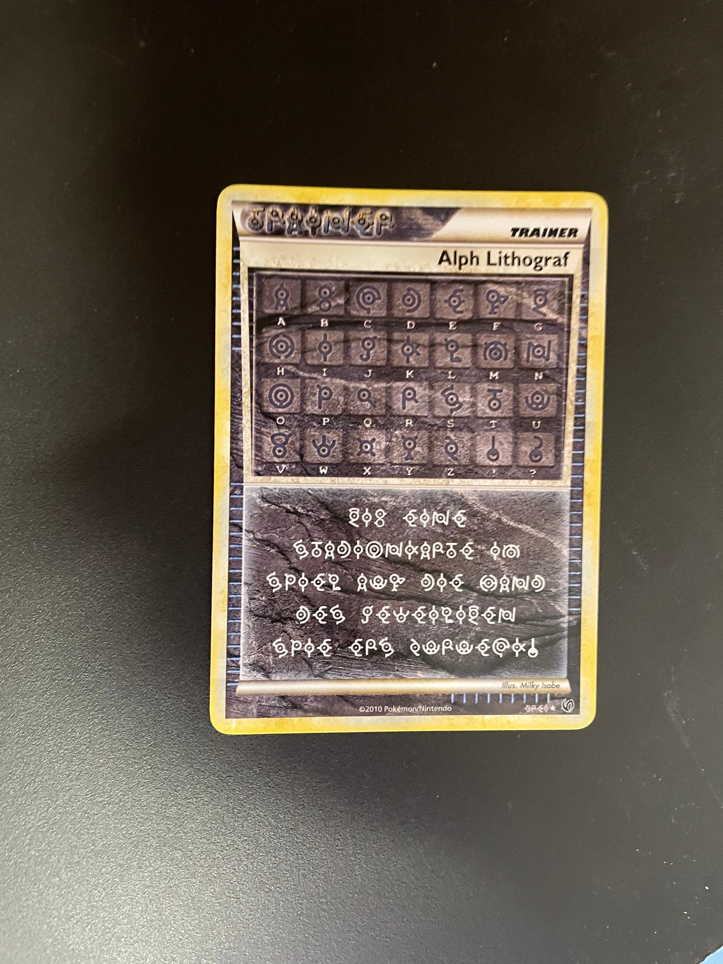 Pokemon Karte Trainer Alph Lithograf Deutsch