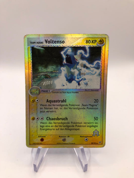 Pokemon Karte Revers Voltenso 29/95 Deutsch