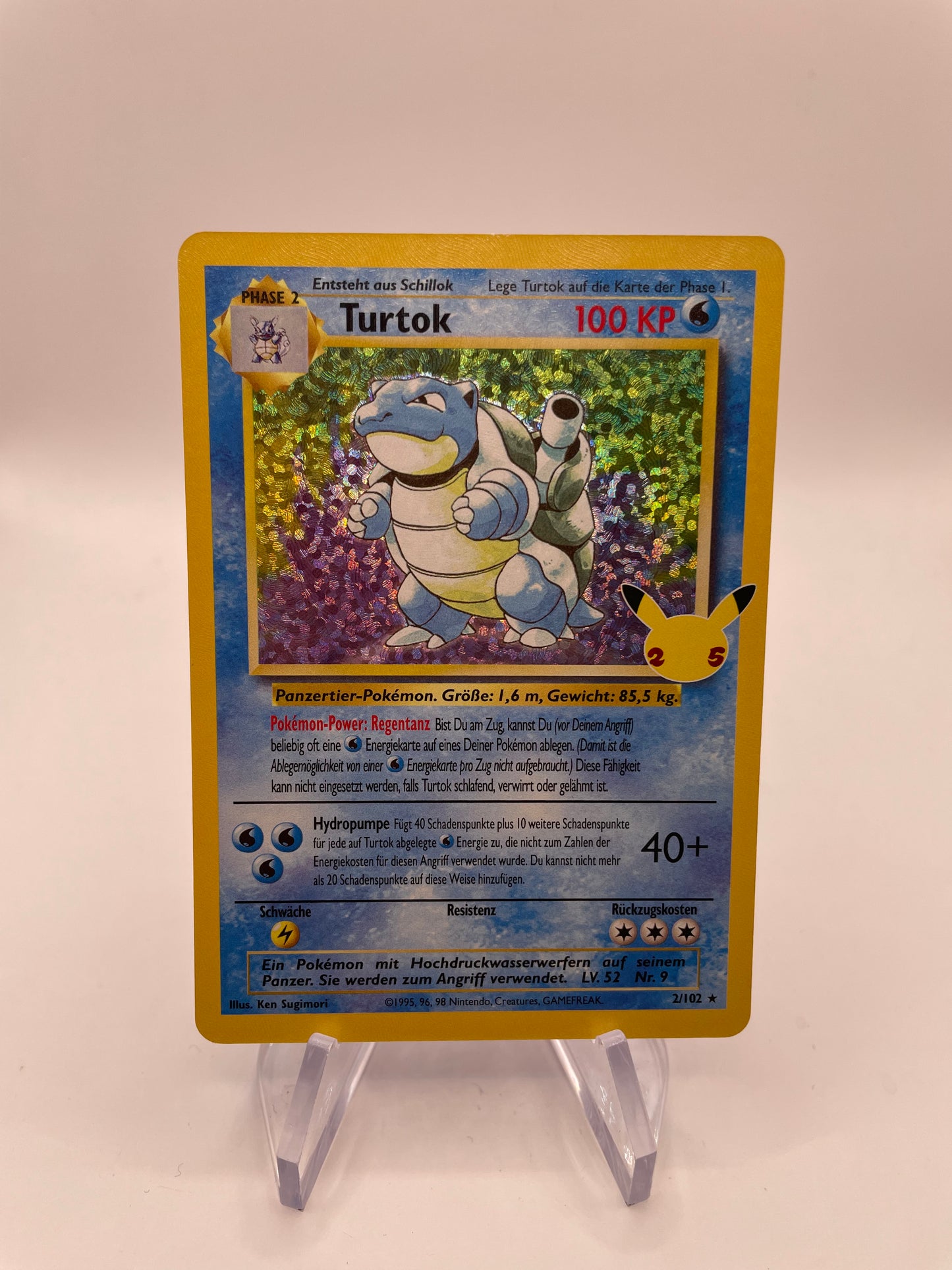 Pokemon Karte Celebration Turtok 2/102 Deutsch