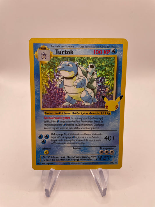Pokemon Karte Celebration Turtok 2/102 Deutsch