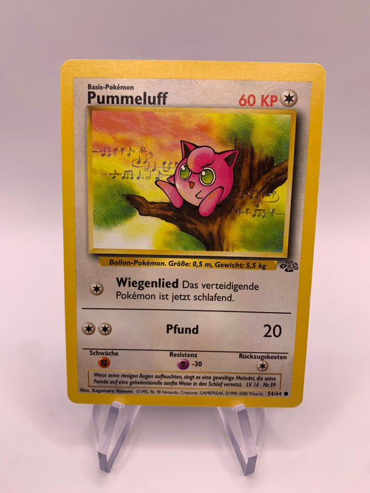 Pokemon Karte Pummeluff 54/64 Jungel Deutsch